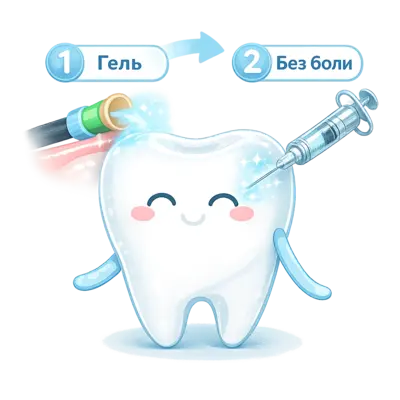 Метод «невидимой» двухэтапной анестезии