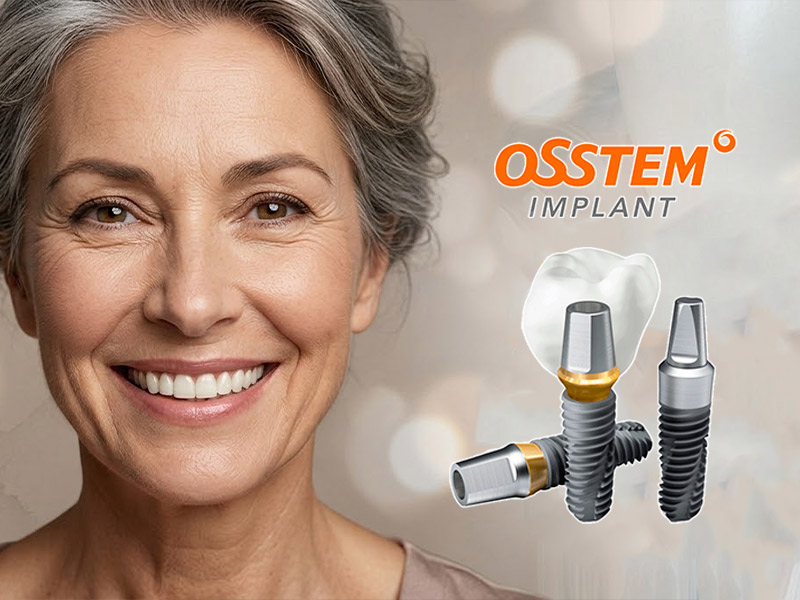 Имплантация Osstem SOI с циркониевой коронкой «под ключ»