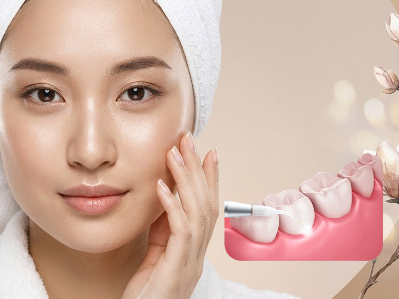 Лечение десен аппаратом «Вектор» (2 челюсти) + плазмолифтинг десен