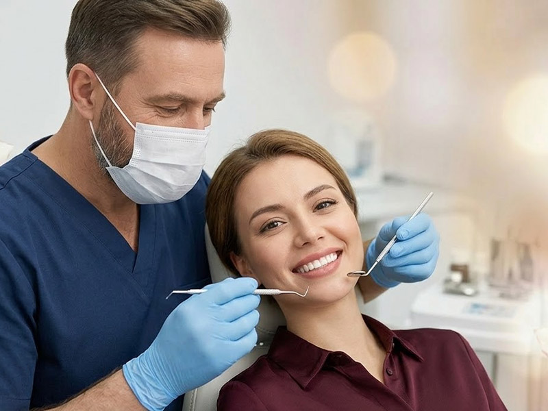 Профессиональная чистка зубов всего за 4900₽