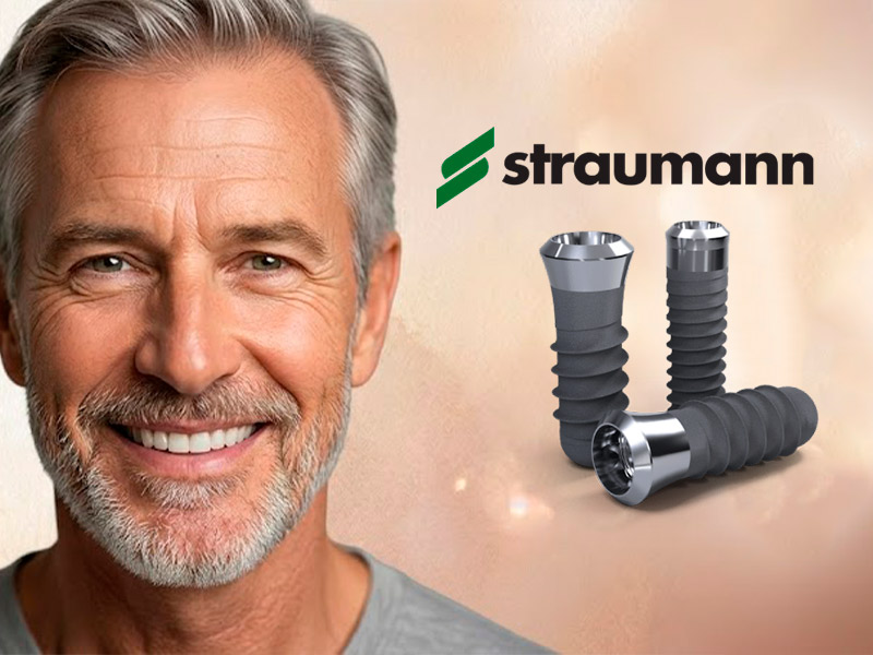 Имплантация Straumann BLT с циркониевой коронкой «под ключ»