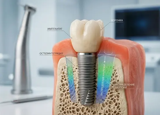 коронка на имплант