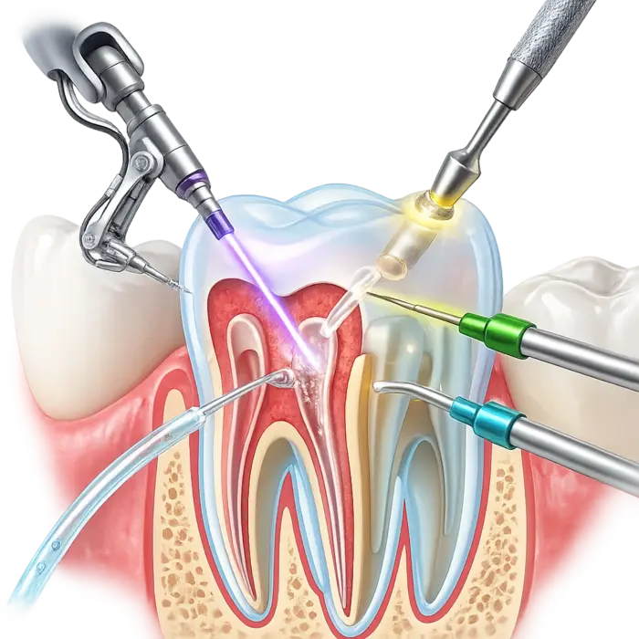 Терапевтические процедуры зубов в Москве