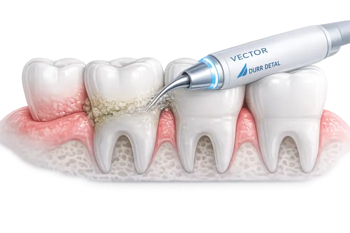 Современное лечение дёсен аппаратом Vector