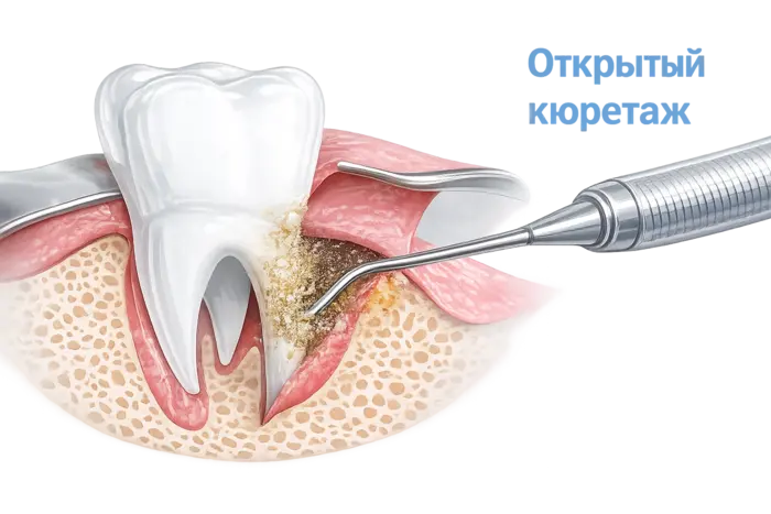 Открытый кюретаж